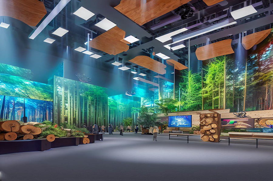 林业展馆方案，林业展馆方案设计，林业展厅设计草拟方案