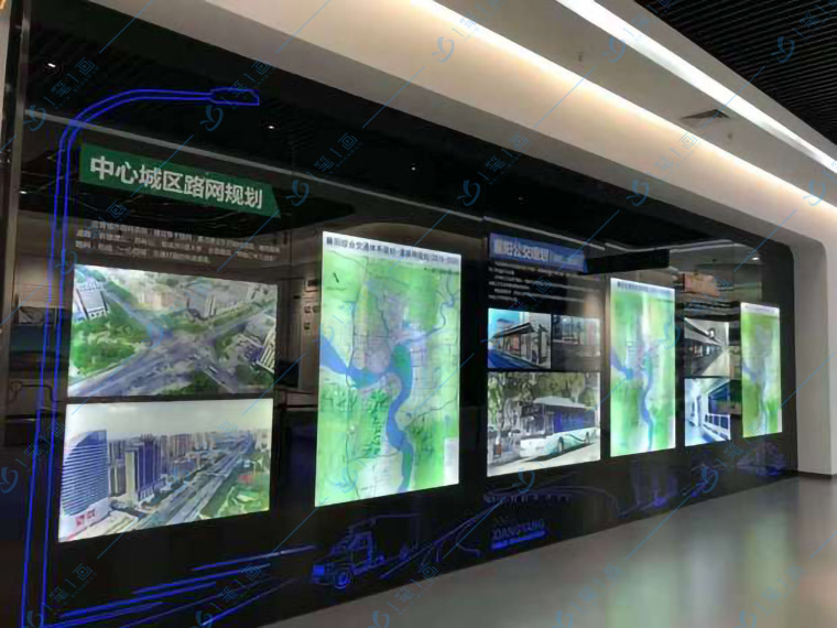 现代数字化展厅、高科技智能展厅大屏幕互动软件