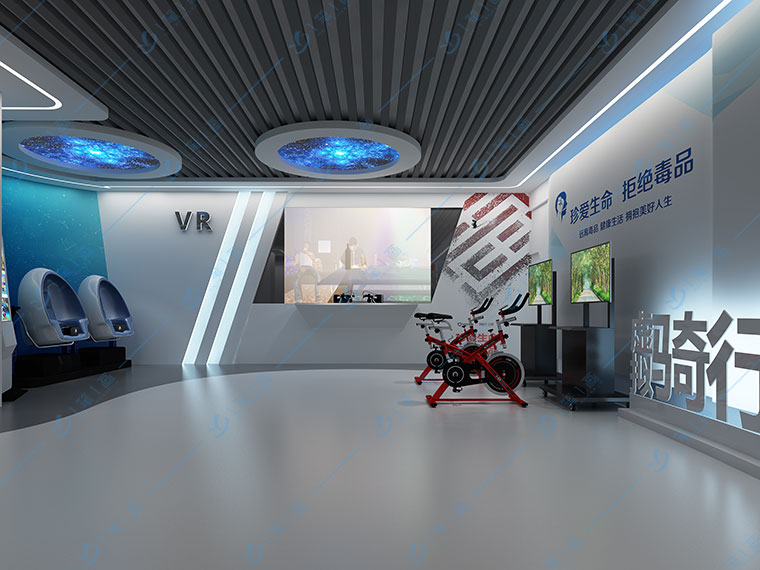上海禁毒教育基地设计-禁毒展厅效果图展示