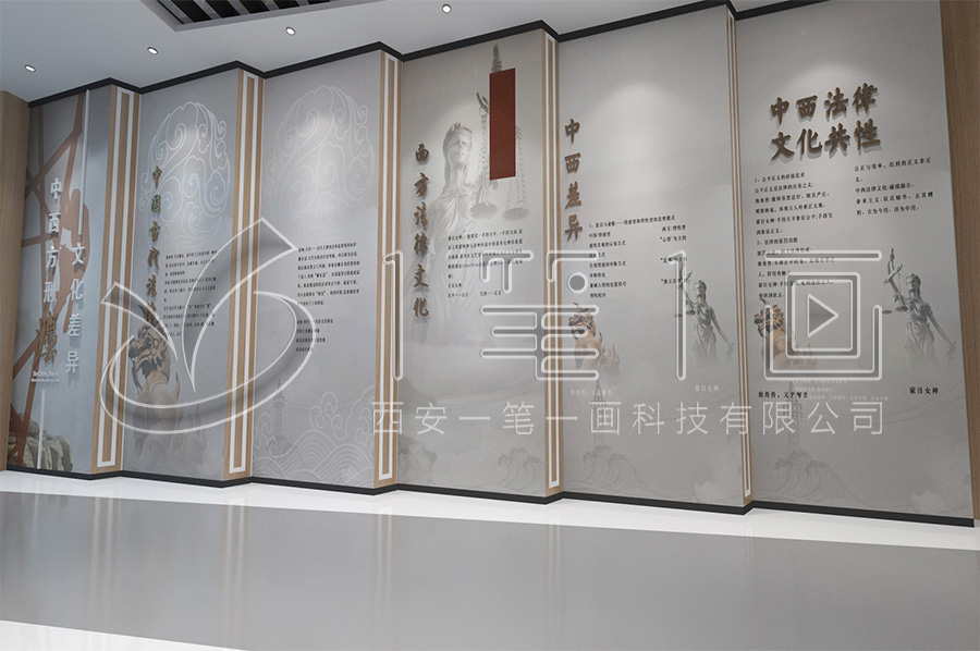 法制文化教育馆-多媒体法治馆实施方案-中小学生法制禁毒教育展馆产品-中小学生法治文化教育展厅设计平面图