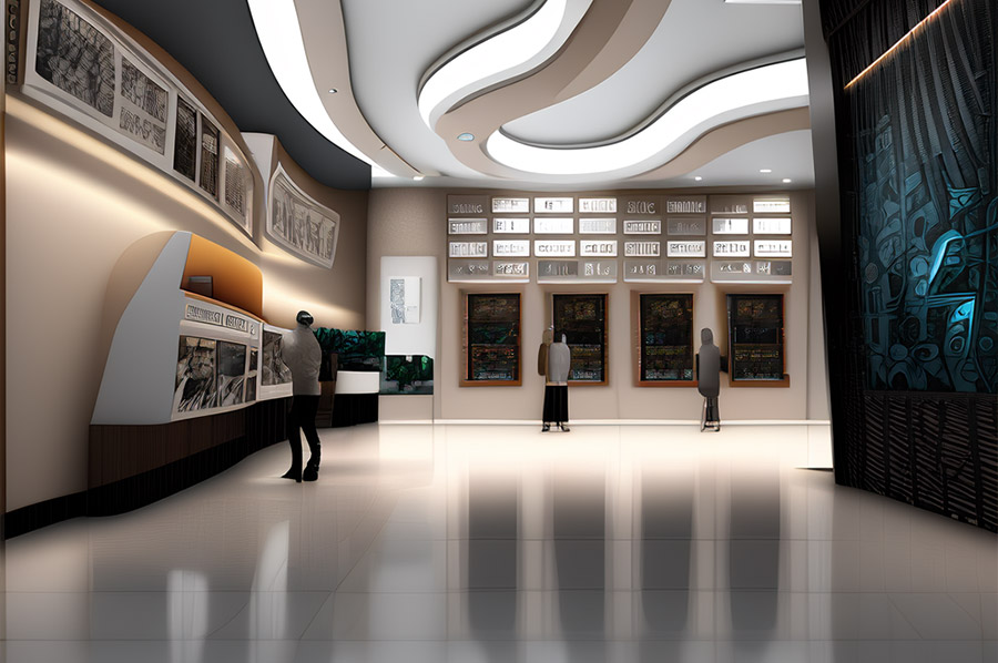 保密局展厅设计方案，一笔一画主题展厅设计公司