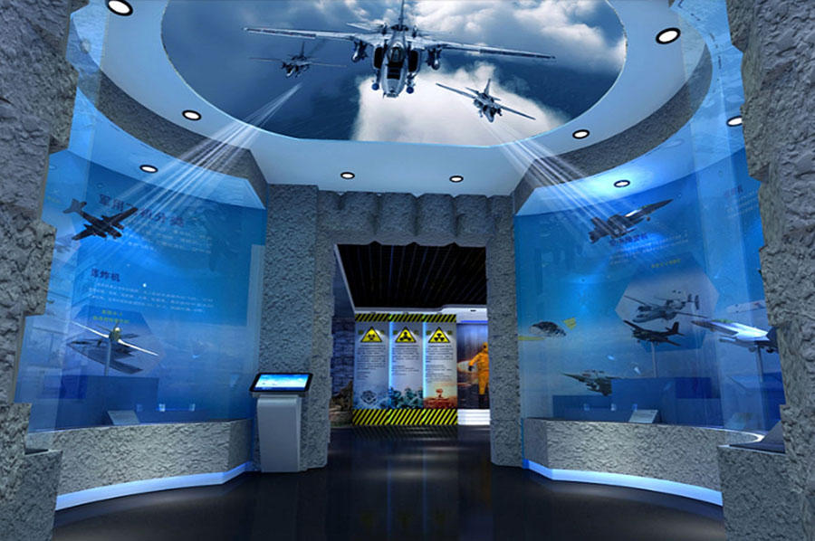 航空展厅设计方案，航空展厅设计图，航空展厅效果图