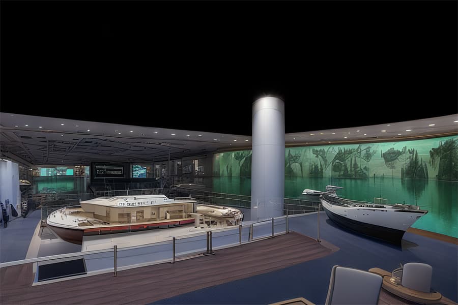 绿色智能船舶产业展厅方案，绿色智能船舶产业展厅设计