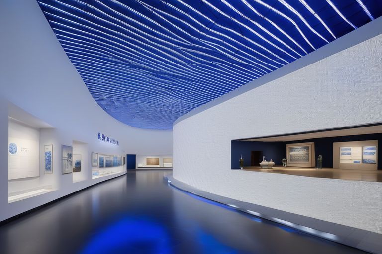 企业展馆设备,殡葬用品国企文化馆设计,家居用品国企文化展厅施工图