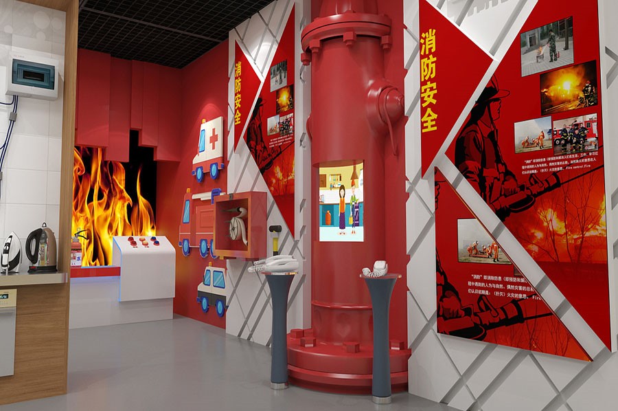 安全馆方案,安全网络安全馆设计建设,安全交通安全教育馆施工图施工
