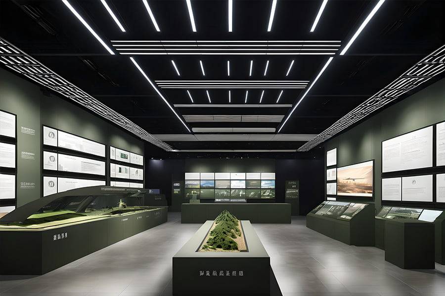 国防展馆施工图,青少年国防基地建设效果图,青少年国防馆施工图施工图