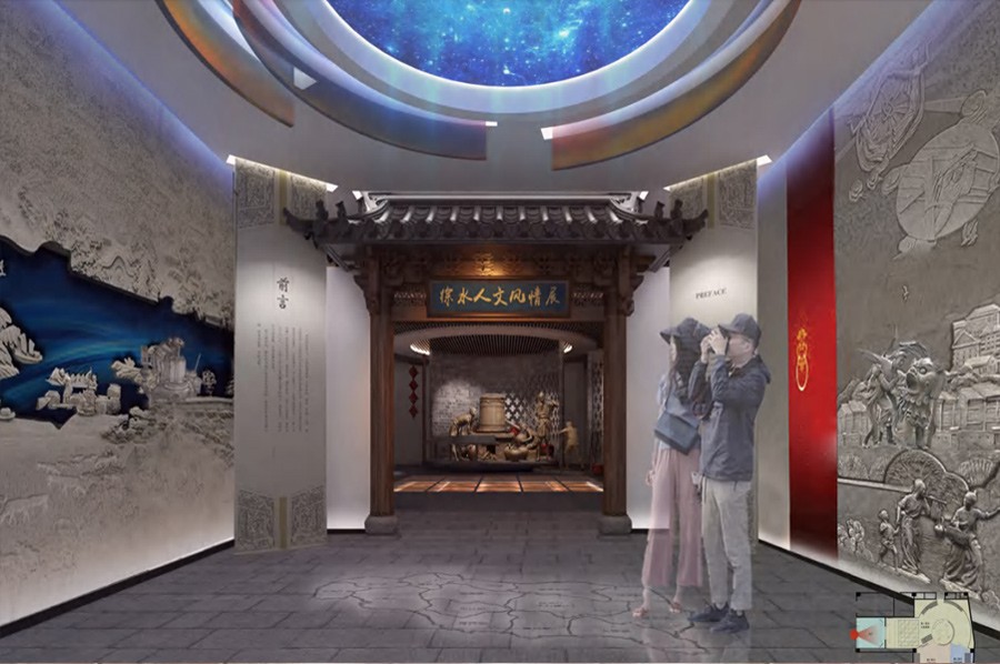 家风家训展厅设备,清廉家风家训博物馆施工图,廉洁家风家训主题馆设计