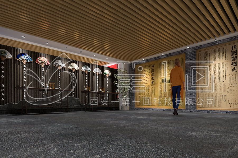 禁毒防艾展厅建设,校园禁毒防艾实践教育馆效果图,学校禁毒防艾实践教育馆设备