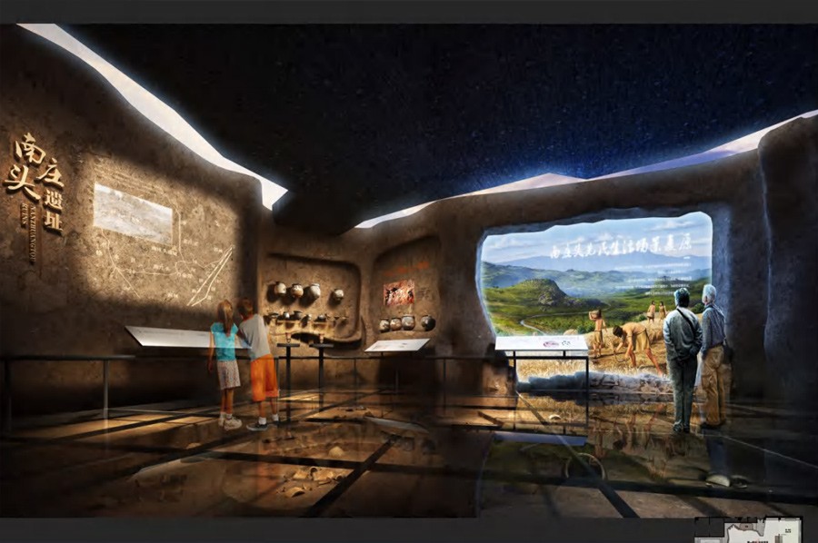 企业产品展厅建设,殡仪火化设备国企展厅施工,救灾物资企业展厅施工