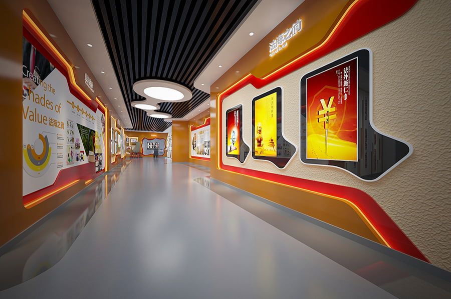 法治宣传教育基地效果图,学校普法展厅方案,学校法制实践教育馆方案