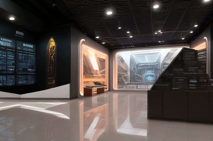 校史展馆施工图,中小学校史展厅设计,职业技术学院校史展厅方案