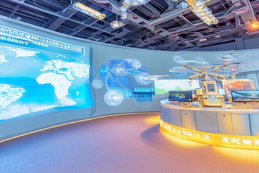 国防教育展馆设备,中学国防教育基地施工图施工图,小学国防展馆设备效果图