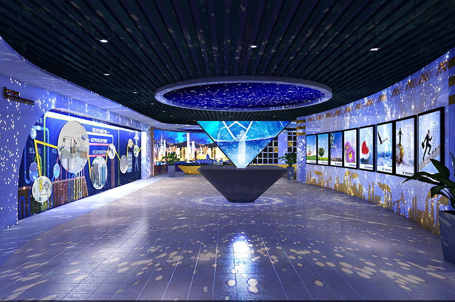 国防教育馆设备,全民国防展馆策划效果图,全民国防基地设计效果图