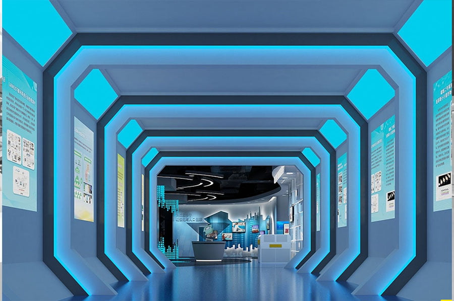 企业馆建设,搪瓷制品国企文化展馆方案,家居用品企业馆效果图