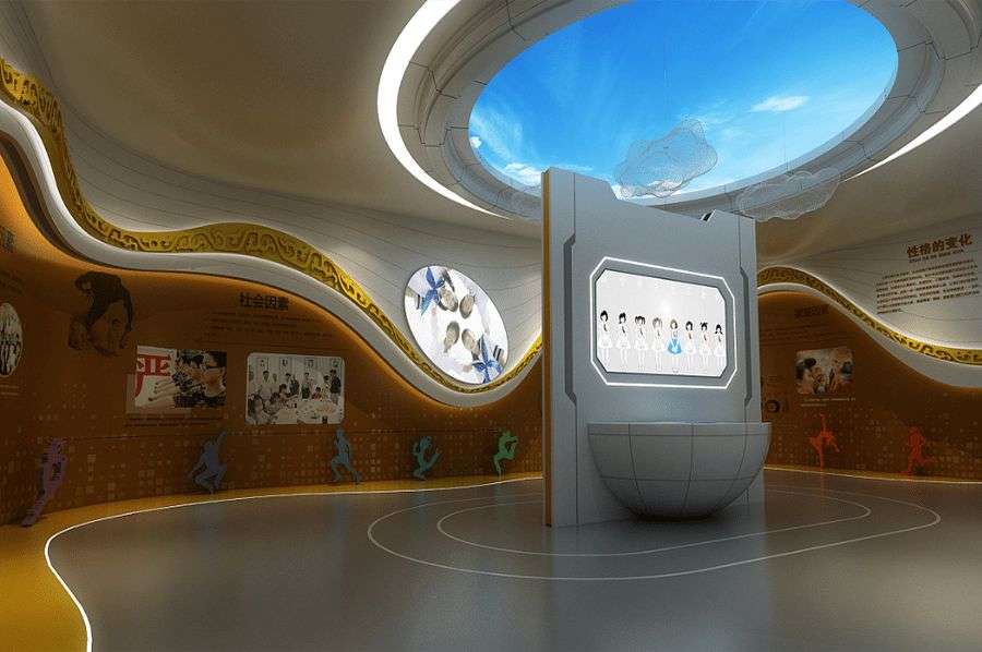 法制文化教育展厅施工图,纪委监委道德与法制馆效果图,中小学生道德与法制文化教育展馆施工