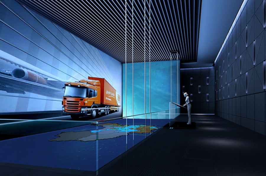 企业馆施工,家用陶瓷国企文化馆策划,劳保用品国企产品展厅施工图