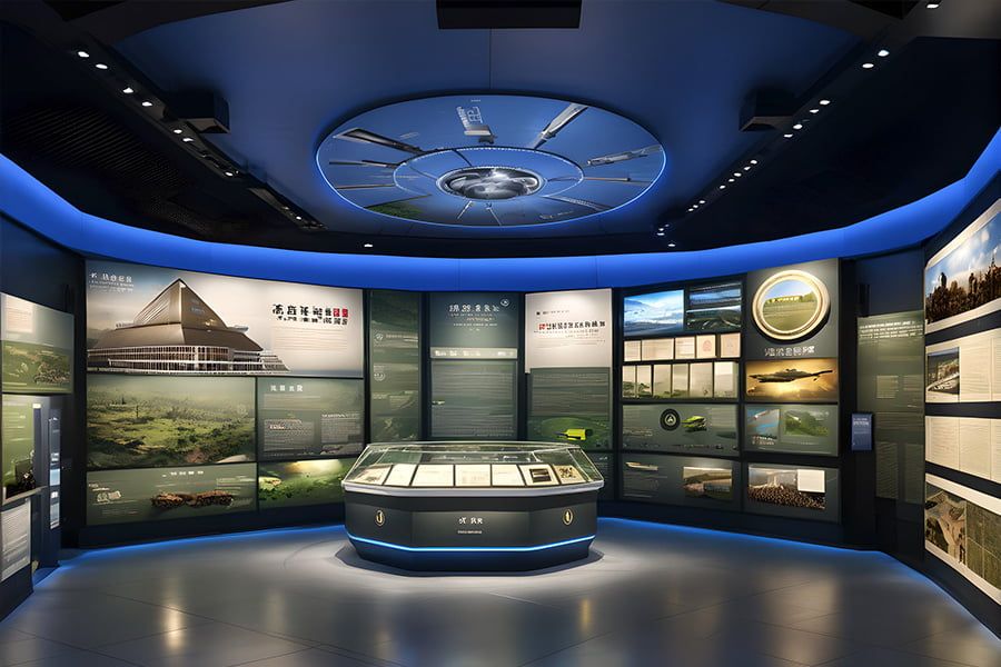 军史展厅策划,陆军军史展馆效果图,空军军史展馆设计