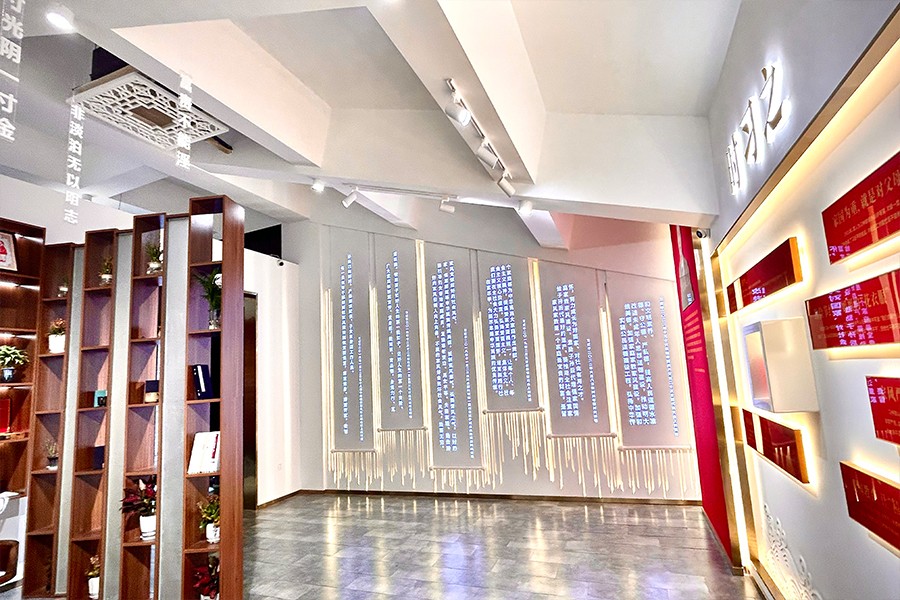 家风家训展厅建设,社区家风家训展厅效果图,社区家风家训陈列馆方案