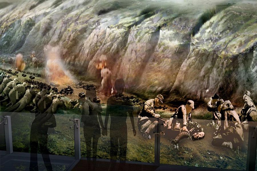 纪念馆效果图,长征纪念馆建设,抗战纪念馆设备