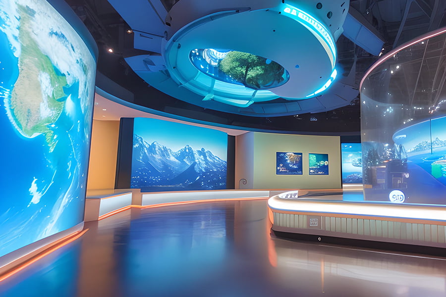 气象局科普展馆施工图