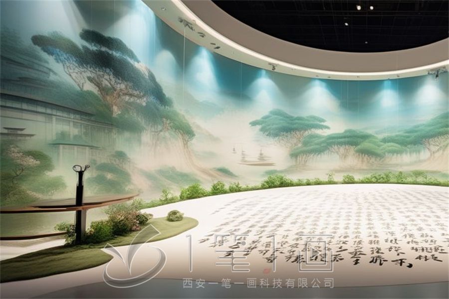 市莲峰教育基地设计方案，AI互动莲峰教育基地建设施工策划拟案例