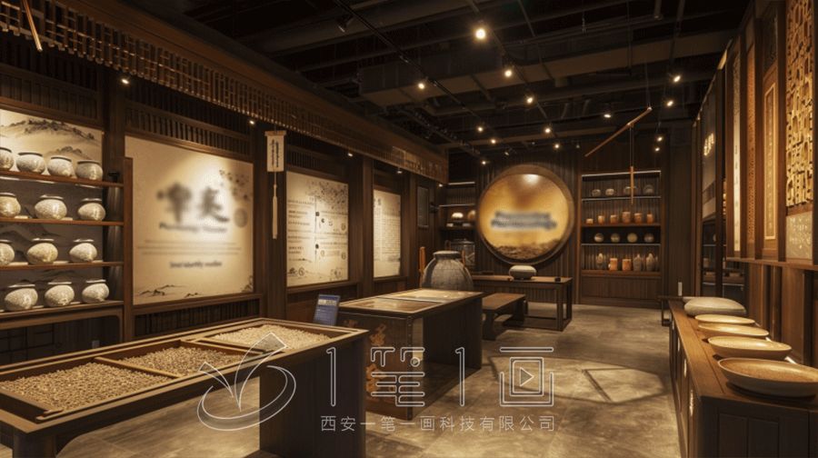 中医药文化体验馆,中医药展厅设计,多媒体设备解决方案