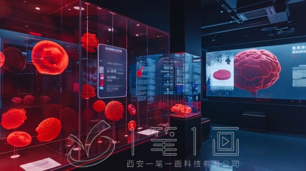 国防教育基地,国防动员教育基地设计,多媒体设备创意展厅