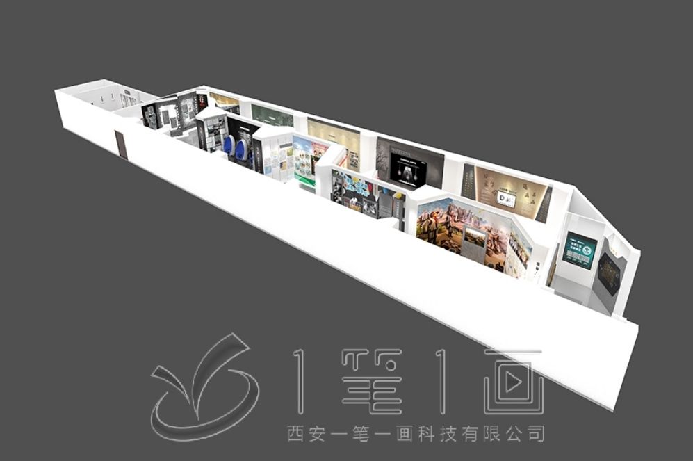 法治禁毒教育基地设计, 互动展厅方案, 多媒体施工效果图, 教育展馆