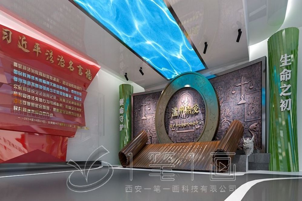 中医药展厅设计, 互动多媒体设备, 展厅施工效