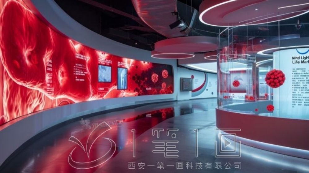 中医药文化传承, 多媒体互动展厅设计, 智慧展示解决方案