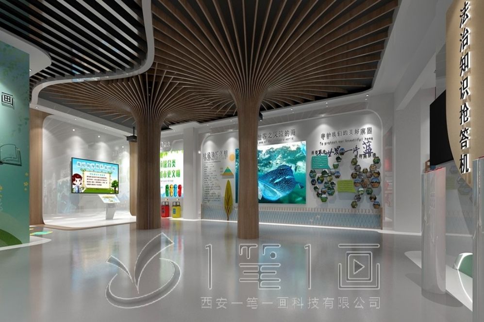 国防动员教育基地设计,互动多媒体展示,现代化展厅解决方案