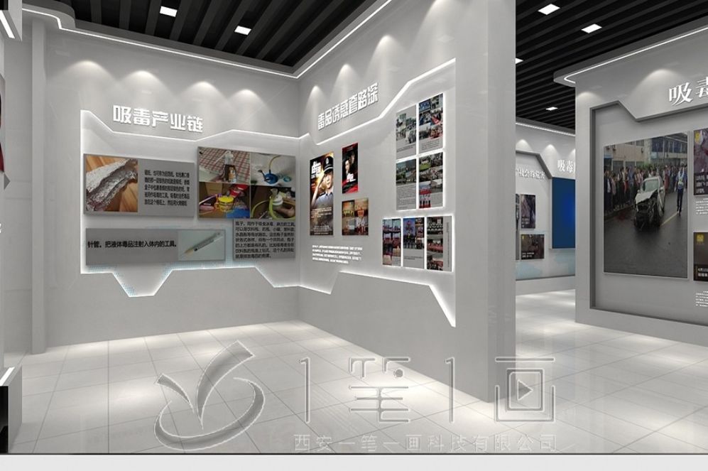 中医药展厅设计,互动多媒体设备,创意展示解决方案
