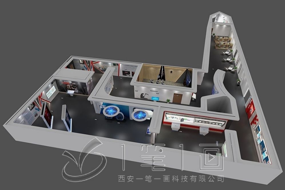 中医药文化展厅, 互动多媒体设备, 创意智慧展示, 展厅设计方案, 多媒体交互体验, 中医药展厅布局