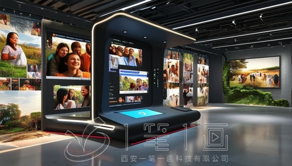 "法治教育展厅设计, 多媒体互动设备, 高科技展示解决方