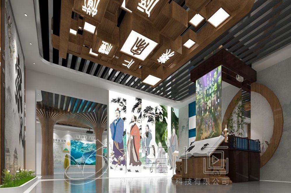 中医药展厅设计, 互动多媒体设备, 现代化展示