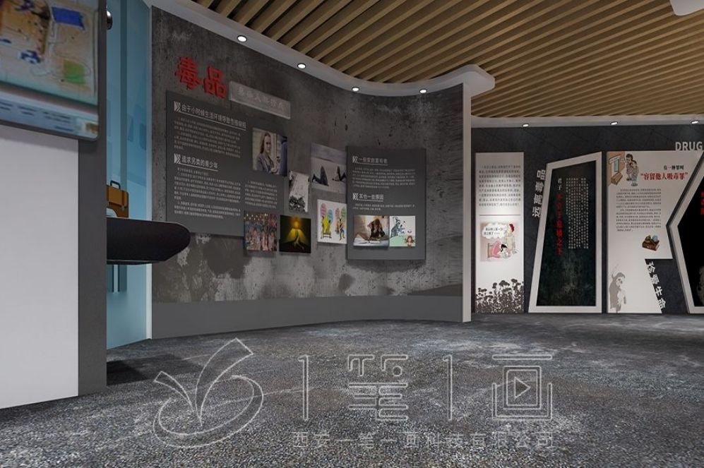 国防动员教育基地,多媒体互动展厅,创意展厅设计,高科技展示,互动体验设备