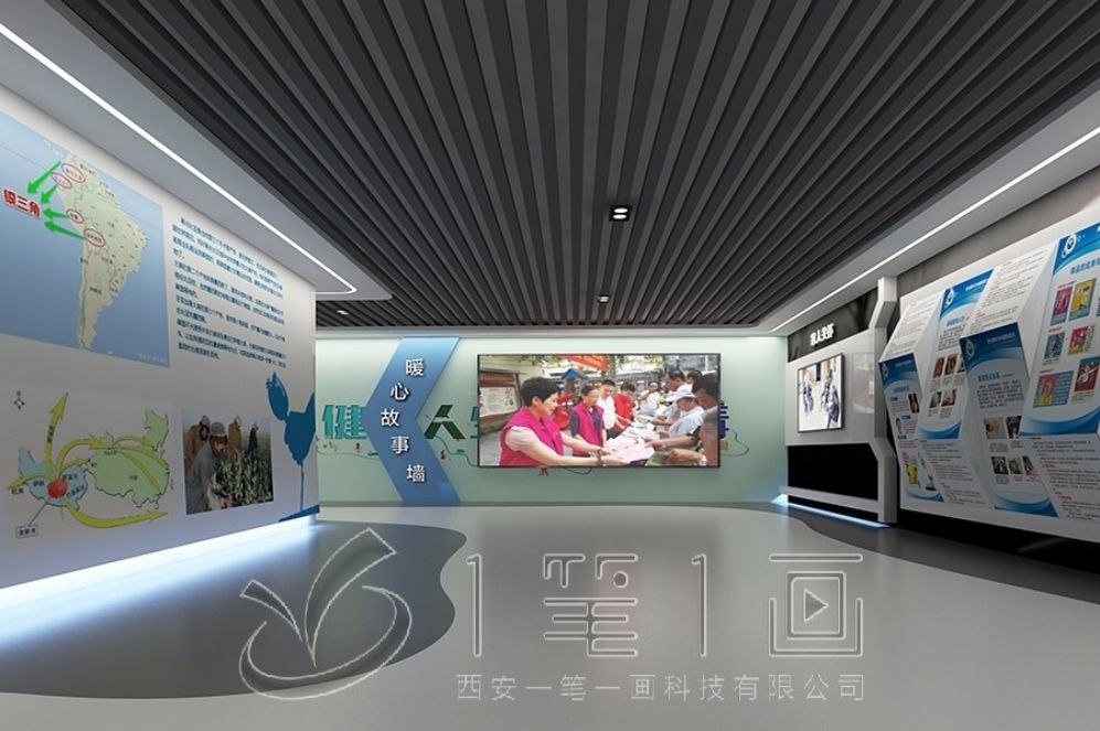中医药展厅设计, 互动多媒体设备, 现代化展示