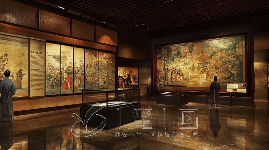 丝绸之路展览馆，展览馆设计，多媒体互动，文化展示，解决方案，建设施工，互动体验，历史教育，文化交流
