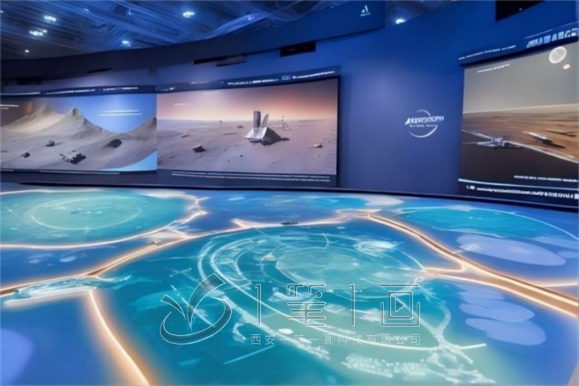 CAVE沉浸式投影,沉浸式投影内容制作,沉浸式互动投影价格