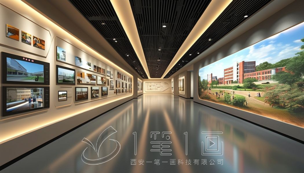 湖南理工校史馆，校史馆设计要点，校史馆多媒体互动技术，展厅设计专业性，校史馆互动体验设计