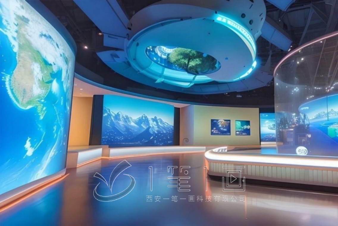 科技展厅设计,科技感展厅设计,企业展厅设计装修