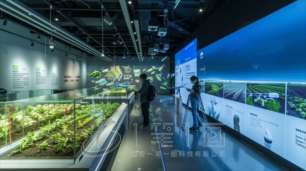智慧农业展厅建设，农业科普展厅
