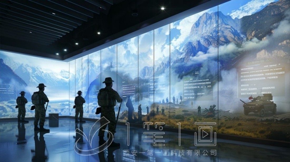 国防教育基地设计方案，国防动员展厅