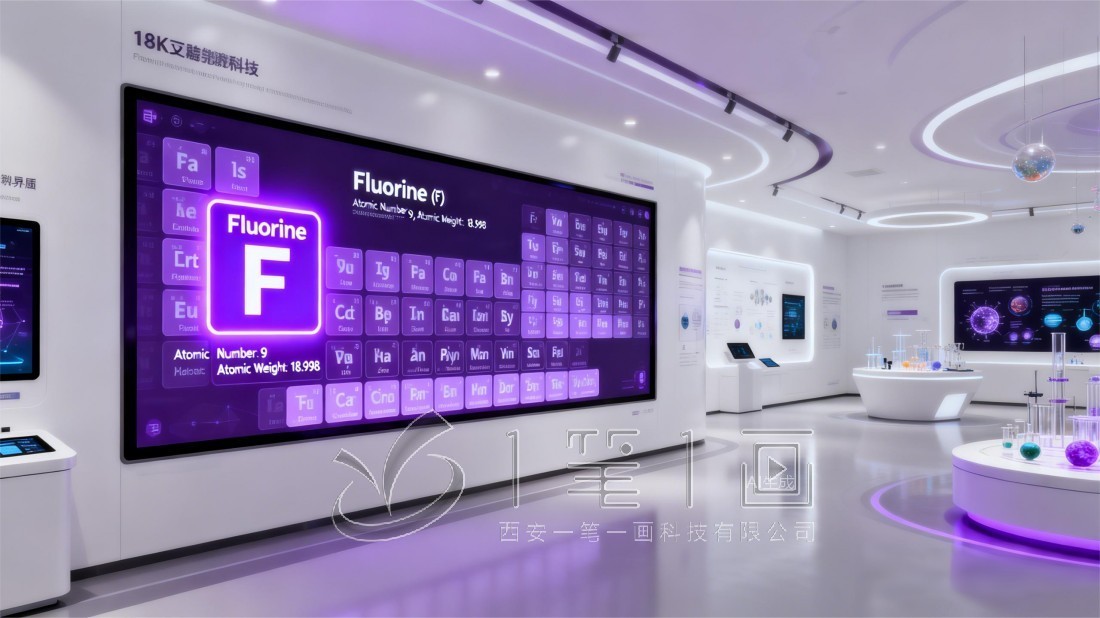 氟新材料展厅改造升级效果图