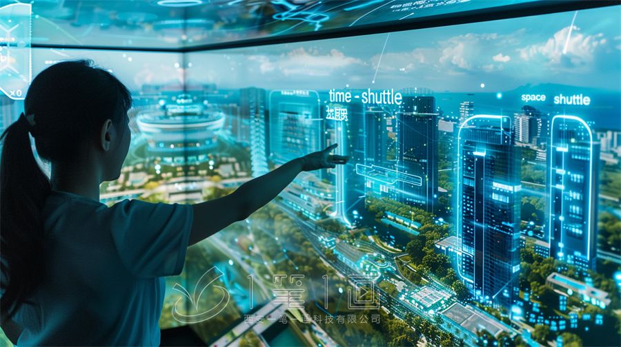 国土空间规划主题教育展示基地效果图