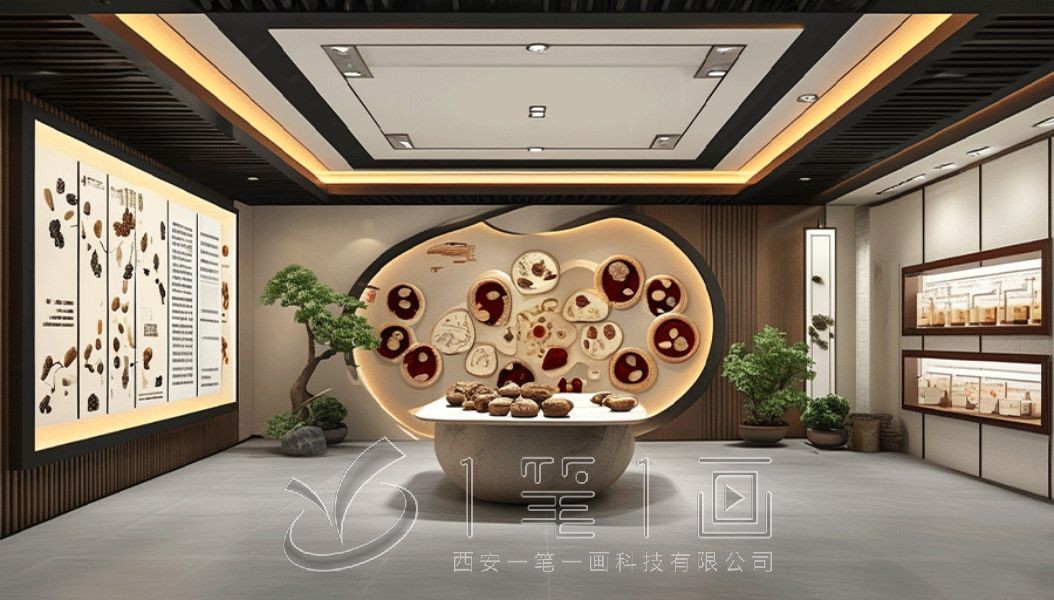 北京市中医药展厅设计公司，中医药健康文化体验馆