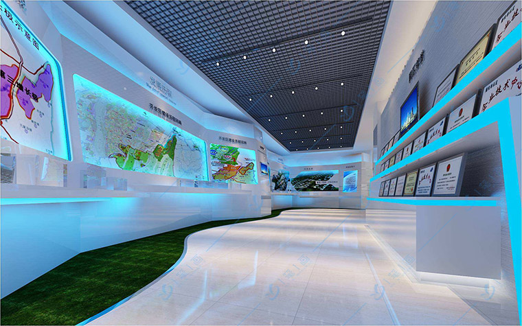 科技展厅设计方案，科技主题展馆展厅设计布局，数字科技展厅设计