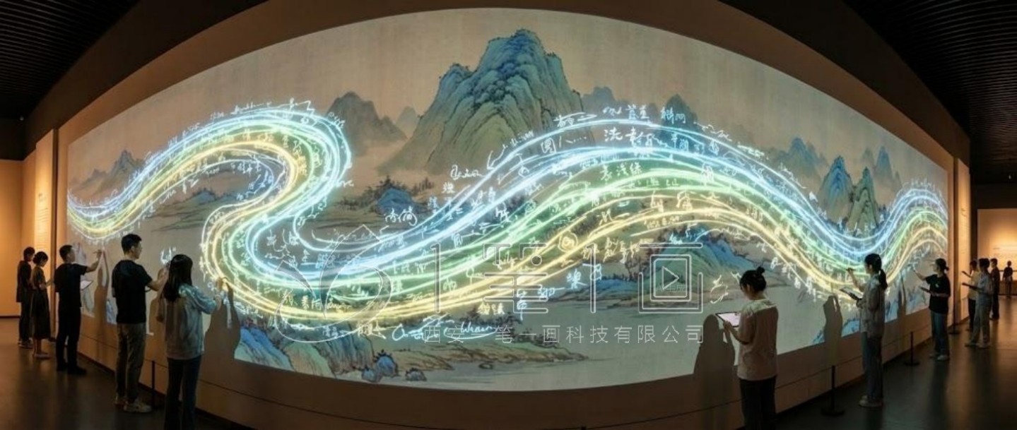 动植物展厅效果图签名系统