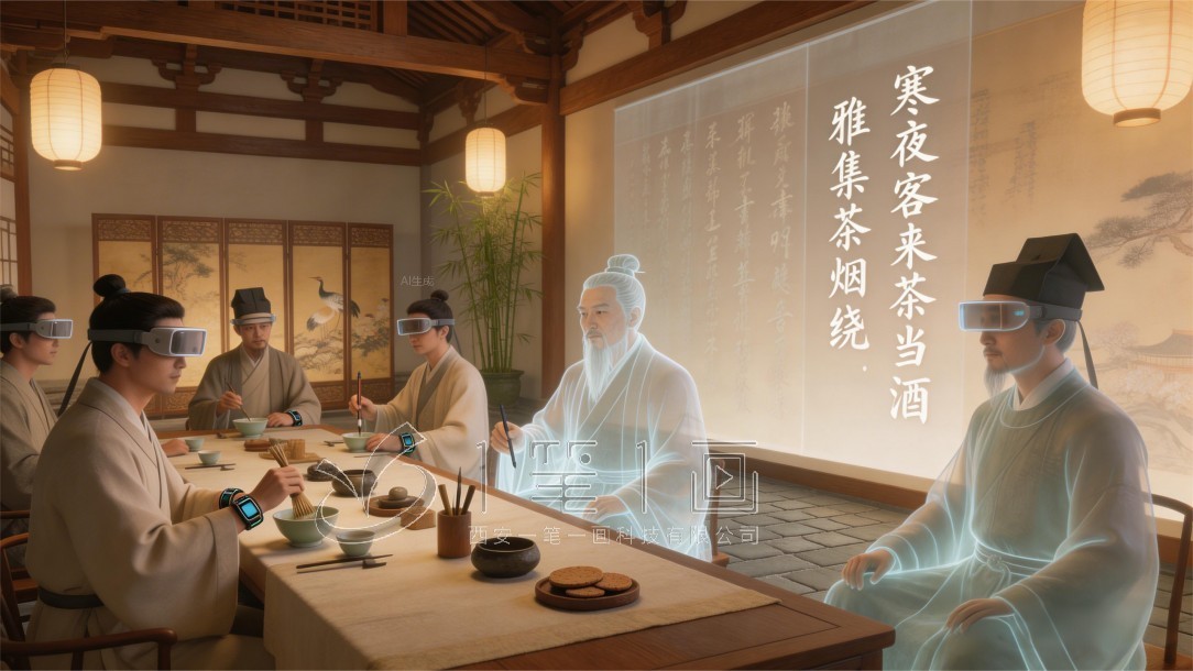 茶文化展厅效果图