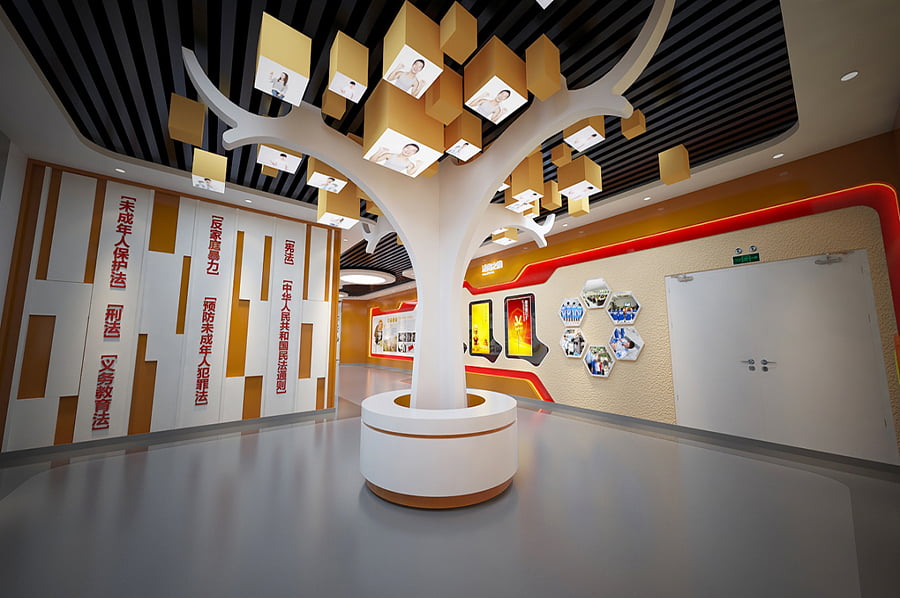 法庭青少年法制宣传教育基地效果图